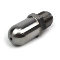 Nozzle Tip, Nylon, 2-3/4″ OAL, 7/8″-14, 1/2″ RO, 1/2″ Radius, 3/32″ Orifice.