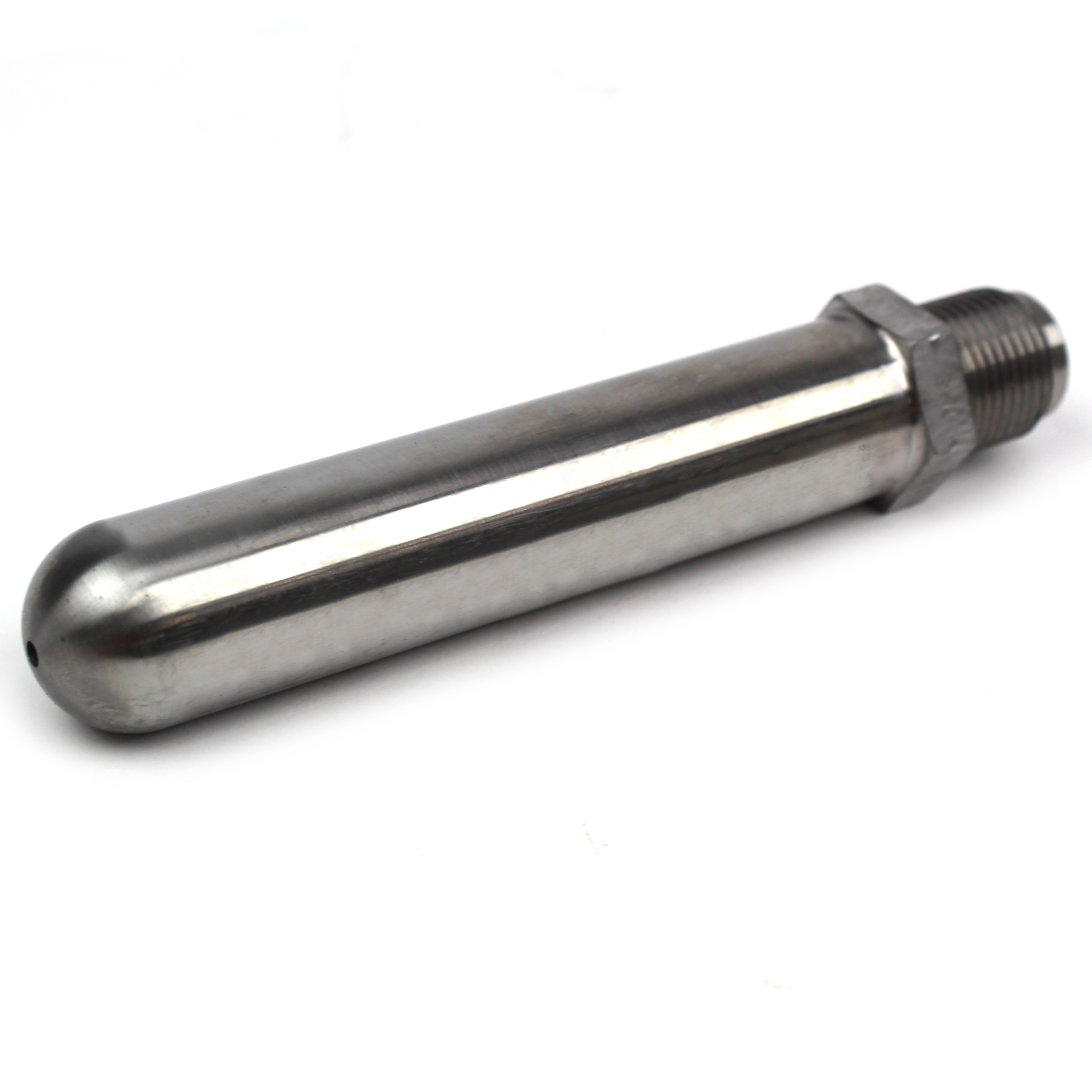 Nozzle Tip, GP, 6" OAL, 7/8"-14, 1/2" RO, 1/2" Radius, 3/32" Orifice. - Image 1