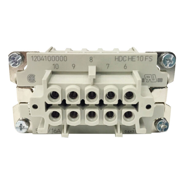 Plastic Female Insert withSocket Contacts