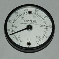 Surface Thermometer, Dual Magnetic Mounts, 0-500F Degrees, -20 - 260C
