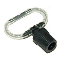 Fan Spray Nozzle, Swivel Loop Assembly for Use with Solenoid Valve, 1/8" NPT