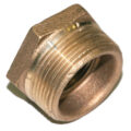 Bushing, Hex, 1-1/2″ x 1″ NPT, Bronze