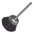 Cup Polishing Brush, 1″ Diameter x 17/32″ Trim Length x 1/8″ Diameter Shank, Hard Bristles