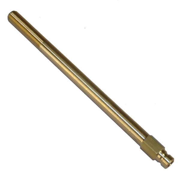 Plug, Water Extension, 200 Series, 1/4" Passage, 7" Length, 1/8" NPT, Brass