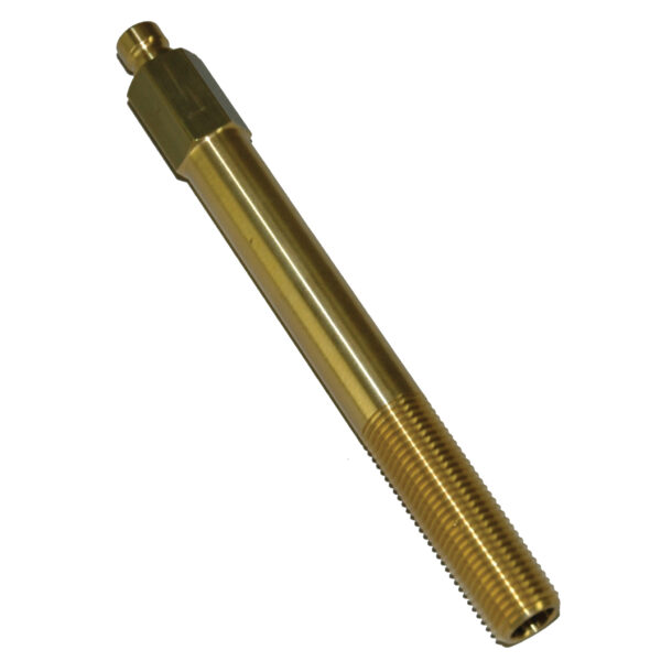 Plug, Water Extension, 200 Series, 1/4" Passage, 5.5" Length, 1/4" NPT, Brass