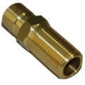 Plug, Water Extension, 500 Series, 1/2″ Passage, 2.5″ Length, 1/2″ NPT, Brass