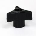 Plastic Knob Only, Black In Color, For Swing Bolt Assembly On Drawer Type Magnet Housing