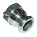 Cam & Groove Coupling, Type A 1″ Aluminum, Male Adapter x Female NPT Thread