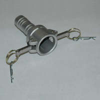 Cam & Groove Coupling, Type C 1" Aluminum, Female Coupler x Hose Shank