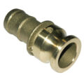 Cam & Groove Coupling, Type E 1-1/2″ Aluminum, Male Adapter x Hose Shank
