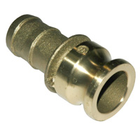 Cam & Groove Coupling, Type E 1-1/2" Aluminum, Male Adapter x Hose Shank