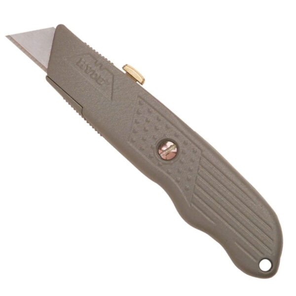 Utility Knife, 6-1/2", Retractable Blade Hyde, Includes One Heavy Duty Blade