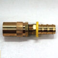 Coupler, 1/2″ Passage, 3/4″ Hose Barb, Straight, Push-On, 506P Series.