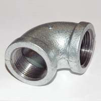 Elbow, 90 Degree, 1" NPT, Galvanized Steel