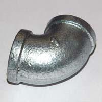 Elbow, 90 Degree, 1" NPT, Galvanized Steel