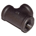 Tee, 3/4″ NPT, Black Steel
