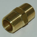 Hex Nipple, Brass Mold Fitting 1/2″ NPT Male x 1/2″ NPT Male