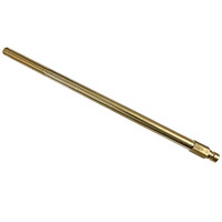 Plug, Water Extension, 200 Series, 1/4" Passage, 10" Length, 1/8" NPT, Brass