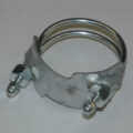 Spiral Double Bolt Hose Clamp, Counterclockwise, 2-1/2″