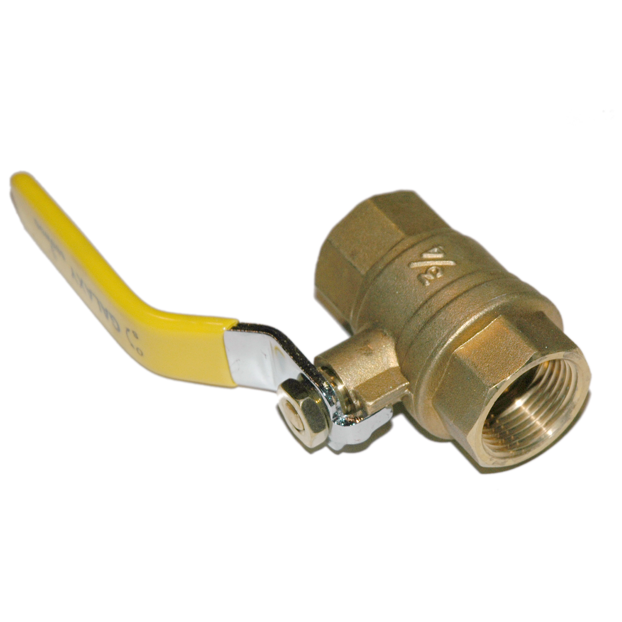 Ball Valve, 3/4", Female NPT, Econo Line, Full Port, Brass - Image 1