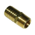 Hose Barb, 1″ Inside Diameter Hose, 3/4″ Male NPT, Straight, Brass.