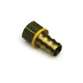 Hose Barb, 3/4″ Inside Diameter Push-On, 3/4″ Female NPT, Brass.