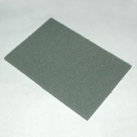 Cleaning Pad, 6" x 9", Gray, Ultra Fine