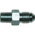 Adapter Fitting, Male JIC x Male Pipe Thread, 7/16″-20 Male JIC 37 Degree Flare x 1/8″ Male NPT.
