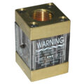 Flowmeter, 1/2″ NPT Inlet and Outlet, 8.0 gpm, Brass End Caps