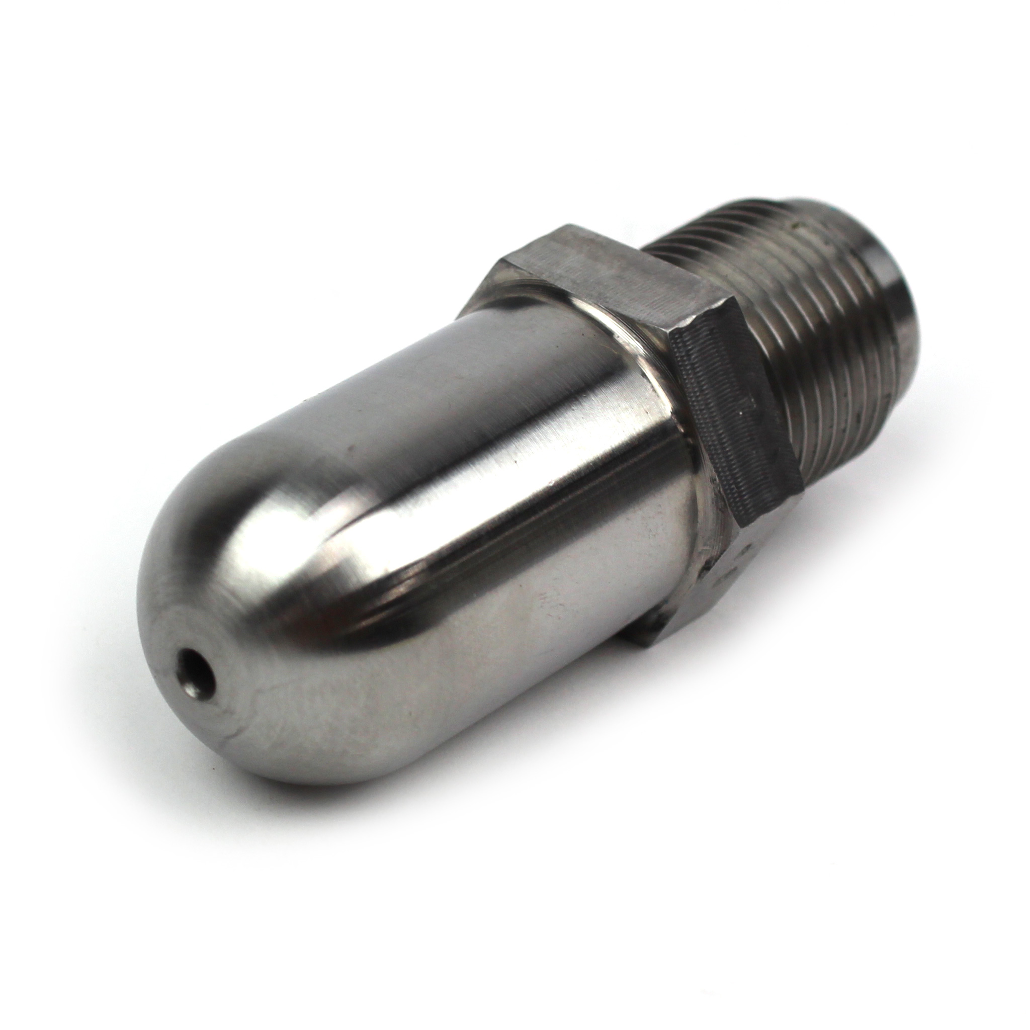 Nozzle Tip, FT, 2-3/4" OAL, 7/8"-14, 1/2" RO, 1/2" Radius, 3/32" Orifice. - Image 1