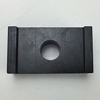 Extra Large No Turn Rectangular Mold Washer- 1/2" ID Hole, 2-1/4" Long, 1-3/4" Between Legs