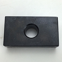 Extra Large No Turn Rectangular Mold Washer- 1/2" ID Hole, 2-1/4" Long, 1-3/4" Between Legs