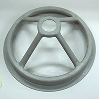 Filter Baffle Ring, 9" Diameter, Plastic, for Shini Loader Models SAL-3U & SAL-3UE