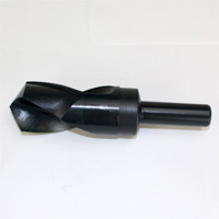 Drill Bit, Right Hand Spiral, Reduced Shank (HSS), 1-5/8" Bore Size, 3/4" Diameter Shank