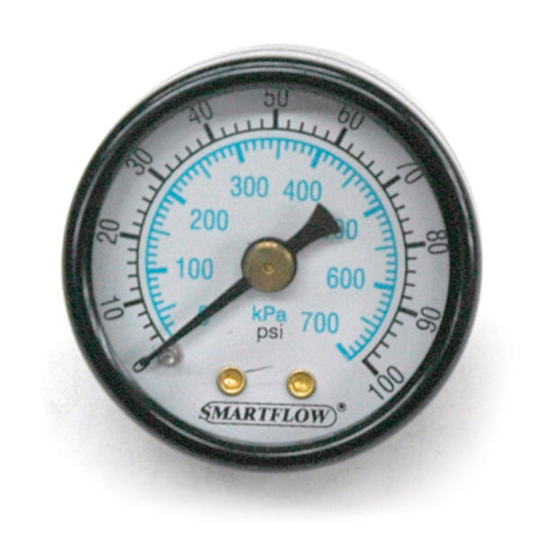 Pressure Gauge, for SMARTFLOW Flowmeters, 1/8" NPT